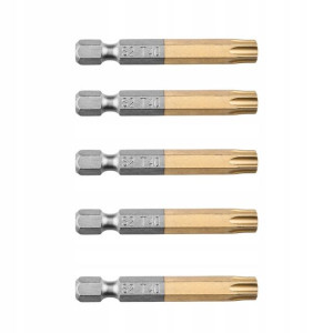 5 x Końcówka wkrętakowa TORX TX40 x 50 mm GRAPHITE