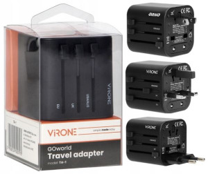 Travel Adapter Podróżny Usa/uk/euro/aus Virone