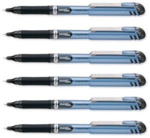 Cienkopis Kulkowy 0,5mm BLN15 PENTEL CZARNY - ZESTAW 6 SZT