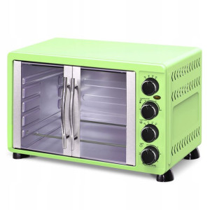 Piekarnik Elektryczny Turbotronic 55L Rożen Termoobieg Grill 2200W Zielony