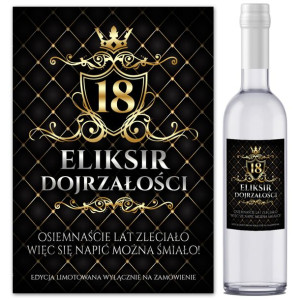 Etykiety Naklejki na butelki bimber 10szt ET56