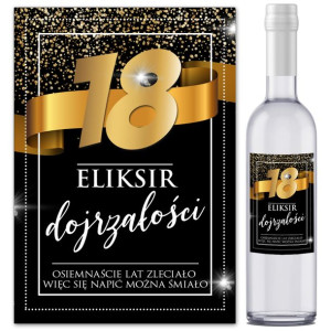 Etykiety Naklejki na butelki bimber 10szt ET57