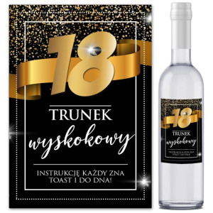 Etykiety Naklejki na butelki bimber 10szt ET59