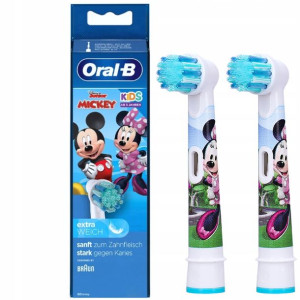Oral-b Stages Końcówki Dla Dzieci Myszka Miki 2 X