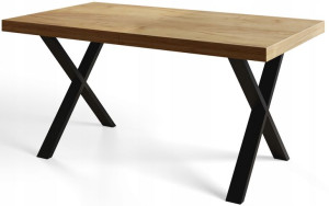 Stół rozkładany 180/280 LOFT metalowe nogi X