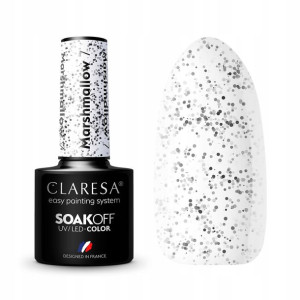 Lakier hybrydowy paznokci CLARESA MARSHMALLOW #07