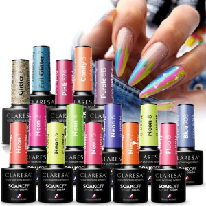 Zestaw 10+5 Gratis lakiery hybrydowe Claresa