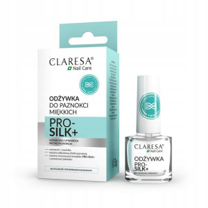 CLARESA ODŻYWKA do paznokci miękkich PRO SILK+