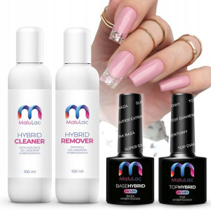 Zestaw do hybryd 2+2 Gratis baza cleaner MaluLac