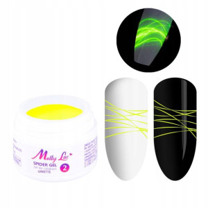 Molly Lac Żel do zdobień SPIDER GEL Neon Limette
