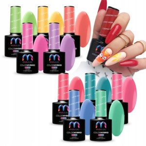 5+5 Gratis Lakiery hybrydowe do paznokci Malulac