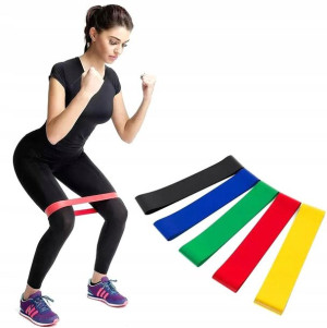 Zestaw 5 GUM OPOROWYCH do ćwiczeń taśmy fitness