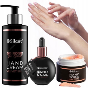 Zestaw krem serum scrub pielęgnacja dłonie So Rose