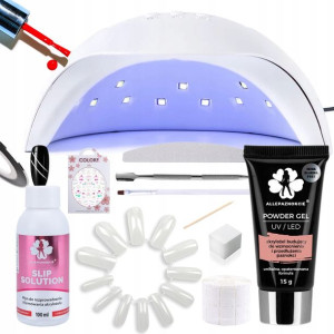 Zestaw budujący z lampą akrylożel FRENCH PINK 15ml