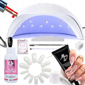Zestaw budujący z lampą akrylożel Molly Lac 15ml