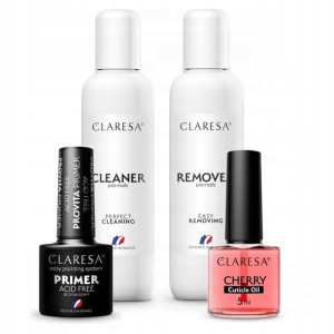 Zestaw do hybryd 2+2 gratis cleaner primer Claresa