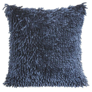 Poszewka Shaggy 1 40x40 Cm Ciemnoniebieski