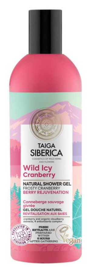 TAIGA Żel pod prysznic z dziką żurawiną 270 ml