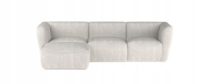 Nowoczesny narożnik Candelo mini, tkaniny boucle