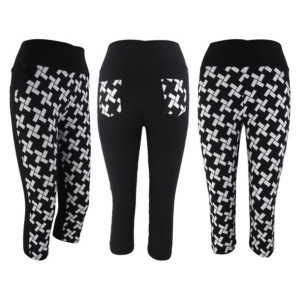 Legginsy Damskie 3/4 1 Szt M/l 2