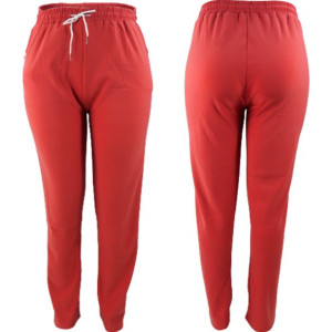 Spodnie Dresowe Damskie Duże Rozmiary Pudrowy 8xl/9xl
