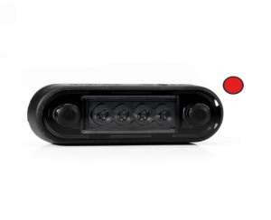Lampa obrysowa LED 12-36V, czerwona, tylna, wersja DARK FT-073C