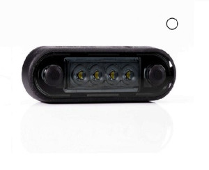 Lampa obrysowa LED 12-36V, biała, przednia, wersja DARK FT-073B