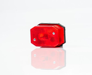 Lampa obrysowa czerwona, tylna z odblaskiem – na żarówkę