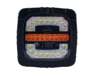 Lampa zespolona przednia ROCA z przewodem – 3 funkcje LZD 2802