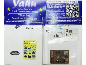 Tablica przyrządów do Dewoitine D.510 YMA4903 Yahu