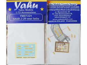 Pasy siedzeniowe do SAAB J29 YMS7224 Yahu