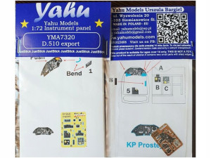 Tablica przyrządów do Dewoitine D.510 YMA7320 Yahu