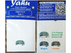 Tablica przyrządów do Jak-1 Yak-1 YMA7314 Yahu