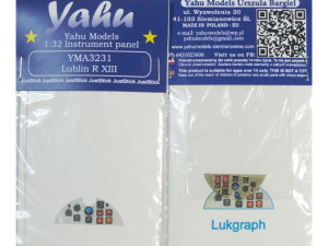 Tablica kokpit Lublin R XIII YMA3231 Yahu