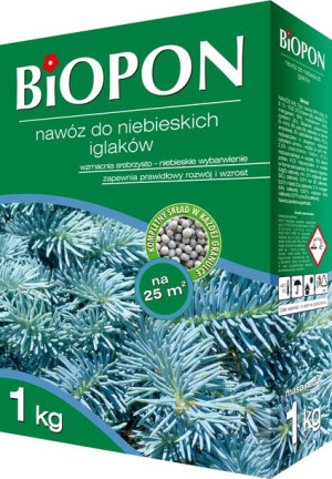 Biopon Nawóz Do Niebieskich Iglaków Granulat 1 Kg