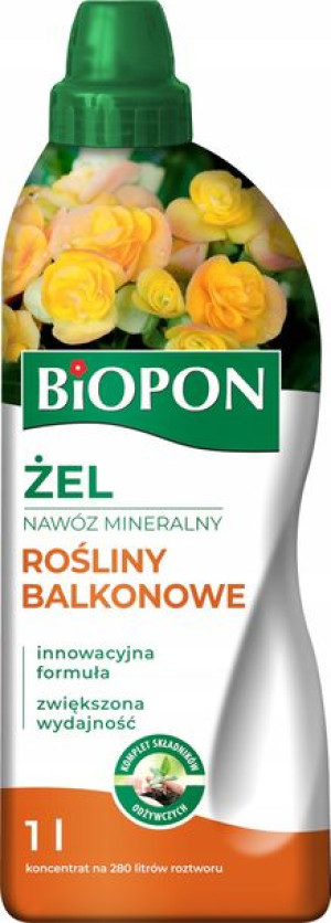 Biopon Żel Nawóz Do Roślin Balkonowych 0,5l