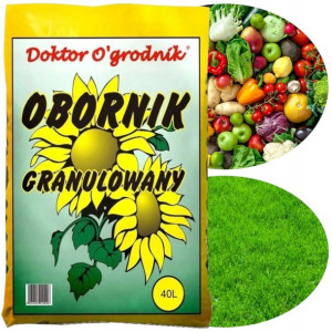 Bydlęcy Obornik Granulowany 40l 25kg Nawóz