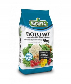 Dolomit 5kg Biovita Wapno Z Magnezem Na Trawnik