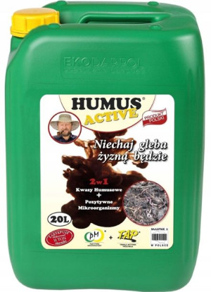 Humus Active 20l=10t Obornik Polepszacz Gleb Nawóz