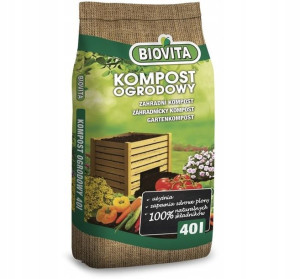 Kompost Ogrodniczy Bio Nawóz Ziemia Biovita 40l