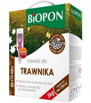 Nawóz do trawnika jesienny 3kg Biopon