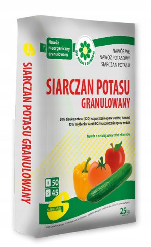 Nawóz Siarczan potasu granulowany 25kg