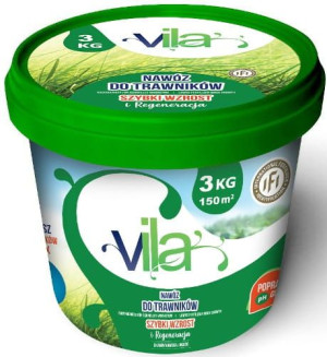 Vila nawóz trawnika Szybki Wzrost Regeneracja 3kg