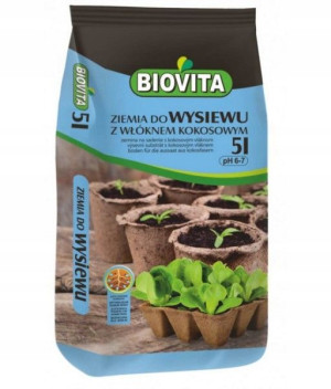 Ziemia Do Wysiewu Z Włóknem Kokosowym 5L Biovita