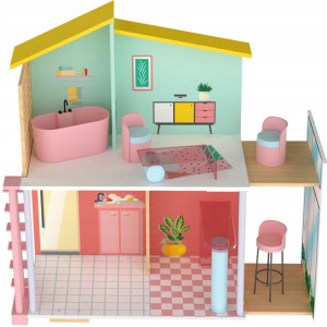 PLAYTIVE Drewniany domek dla lalek Fashion h= 60cm Stella