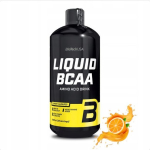 BCAA Liquid - AMINOKWASY - Bio Tech - 1000 ml Orange
