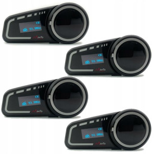 4 x Interkomy Blueooth MaxTo M2C DO 6 KASKÓW LCD