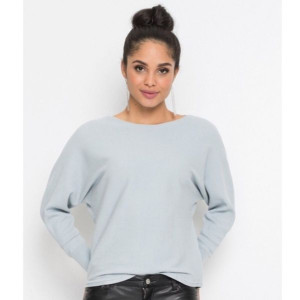 Bonprix Prążkowany Sweter Pullover Oversize Nietoperz 52-54 930619
