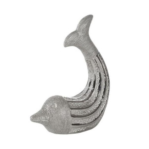 Figurka Dekoracyjna Pato (01) 14x6x17 Cm Srebrny
