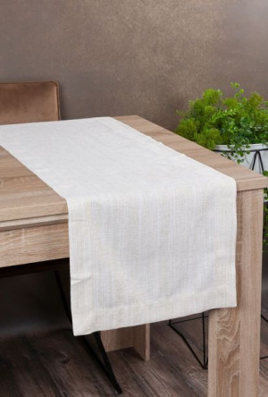 Obrus Zoja 40 X 140 Cm Biały